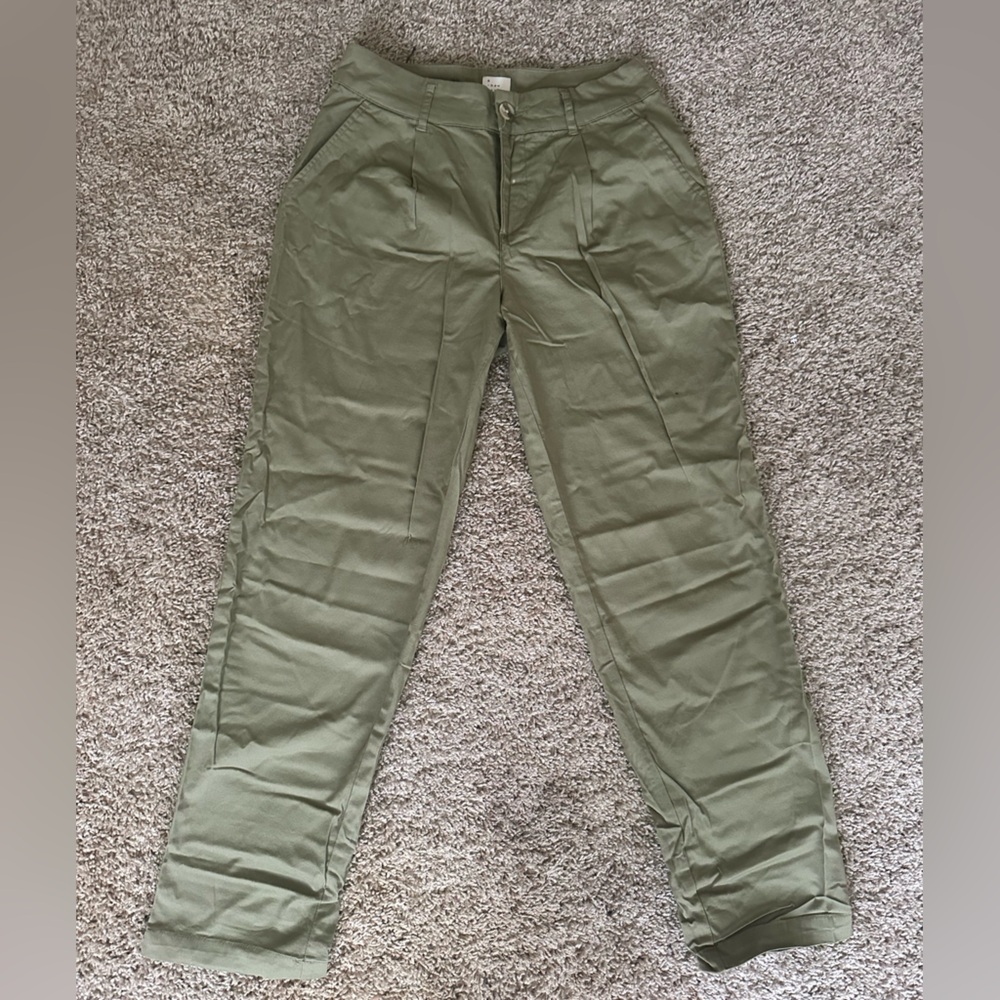 A New Day Green Straight Leg Pants